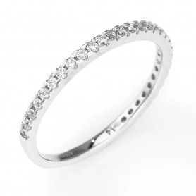 AMEN - ANELLO IN AG925 E ZIRCONI BIANCHI