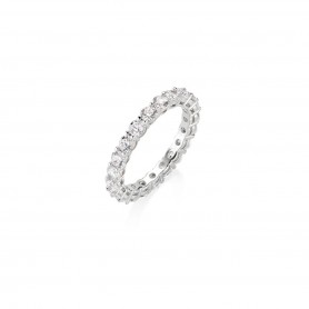 AMEN - ANELLO VERETTA CON ZIRCONI 3MM