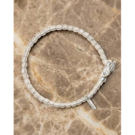 GERBA - COLLEZIONE LUXURY - BRACCIALE IN ARGENTO 925 CON FILO CERATO
