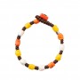 GERBA - COLLEZIONE COLORED - BRACCIALE IN ARGENTO 925, PERLA FATTA A MANO IN VETRO DI MURANO