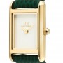 DANIEL WELLINGTON - OROLOGIO BOUND MINI GREEN LIZARD GOLD - 17X25,9MM