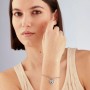 SAGAPO - COLLEZIONE DUH DUH - BRACCIALE IN ACCIAIO CON PENDENTE A CUORE E SCRITTA "MAESTRA" E STELLA