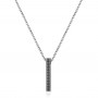 SAGAPO - COLLEZIONE PROUD - COLLANA IN ACCIAIO CON PENDENTE IN PVD NERO
