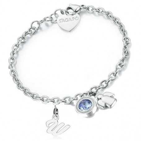SAGAPO - COLLEZIONE LETTERS - LETTERA IN ACCIAIO W