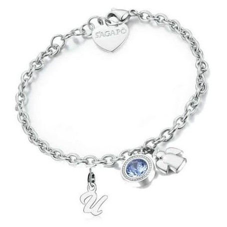 SAGAPO - COLLEZIONE LETTERS - LETTERA IN ACCIAIO U