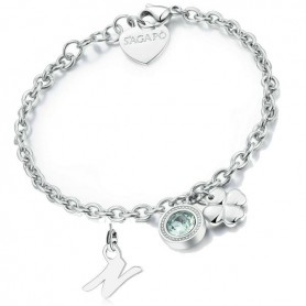 SAGAPO - COLLEZIONE LETTERS - LETTERA IN ACCIAIO N