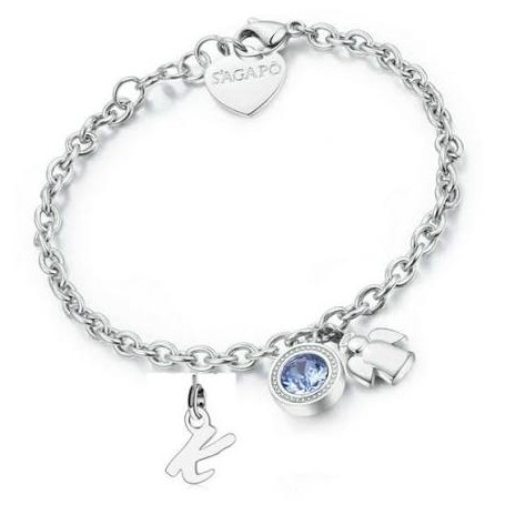 SAGAPO - COLLEZIONE LETTERS - LETTERA IN ACCIAIO K