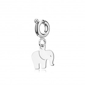 SAGAPO - COLLEZIONE JOY - CHARM IN ACCIAIO A FORMA DI ELEFANTE