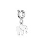 SAGAPO - COLLEZIONE JOY - CHARM IN ACCIAIO A FORMA DI ELEFANTE