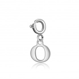 SAGAPO - COLLEZIONE JOY - CHARM IN ACCIAIO A FORMA DI LETTERA O