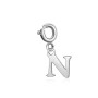 SAGAPO - COLLEZIONE JOY - CHARM IN ACCIAIO A FORMA DI LETTERA N