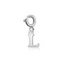 SAGAPO - COLLEZIONE JOY - CHARM IN ACCIAIO A FORMA DI LETTERA L