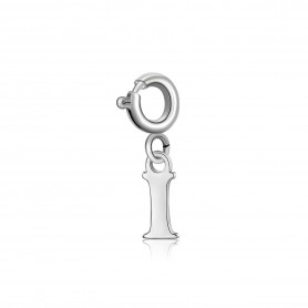 SAGAPO - COLLEZIONE JOY - CHARM IN ACCIAIO A FORMA DI LETTERA I