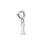 SAGAPO - COLLEZIONE JOY - CHARM IN ACCIAIO A FORMA DI LETTERA I