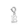 SAGAPO - COLLEZIONE JOY - CHARM IN ACCIAIO A FORMA DI LETTERA E