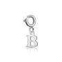 SAGAPO - COLLEZIONE JOY - CHARM IN ACCIAIO A FORMA DI LETTERA B