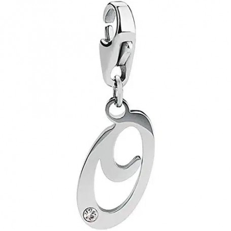 SAGAPO - COLLEZIONE HAPPY - CHARM CON LETTERA O IN ACCIAIO