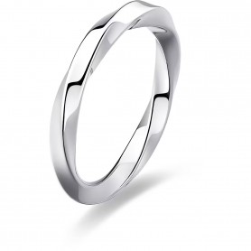 SAGAPO - COLLEZIONE FORLOVE - ANELLO TORCION IN ACCIAIO