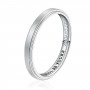 SAGAPO - COLLEZIONE FORLOVE - ANELLO FEDINA CON INCISIONE INTERNA "I WILL BE YOURS" IN ACCIAIO