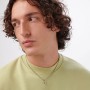 SAGAPO - COLLEZIONE ROGUE - COLLANA IN ACCIAIO CON PENDENTE A FORMA DI CORNETTO