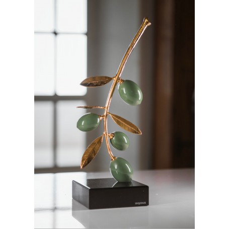 SEQUENZE - SCULTURA ULIVO IN RESINA E POLVERE DI MARMO - COLLEZIONE LA TRADIZIONE