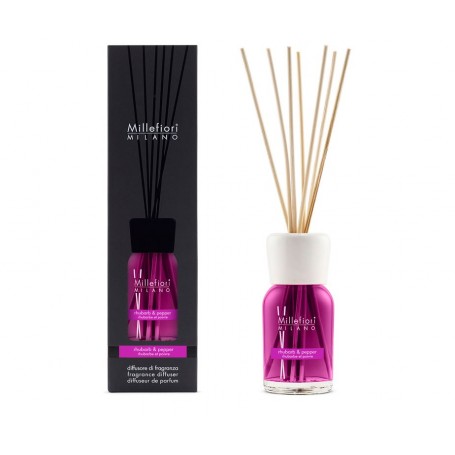 MILLEFIORI - PROFUMATORE BACCHETTE 250ML - RHUBARB & PEPPER