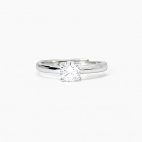 MABINA - COLLEZIONE SOLITAIRE - ANELLO SOLITARIO IN ARGENTO CON ZIRCONE
