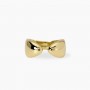 MABINA - COLLEZIONE NEW ERA - ANELLO REGOLABILE CHUNKY IN ARGENTO DORATO