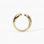 MABINA - COLLEZIONE NEW ERA - ANELLO REGOLABILE CHUNKY IN ARGENTO DORATO