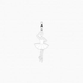 KIDULT - COLLEZIONE SYMBOLS - CIONDOLO BALLERINA IN ACCIAIO SMALTATO