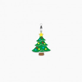 KIDULT - COLLEZIONE SYMBOLS - CIONDOLO ALBERO DI NATALE IN ACCIAIO SMALTATO
