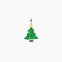 KIDULT - COLLEZIONE SYMBOLS - CIONDOLO ALBERO DI NATALE IN ACCIAIO SMALTATO