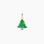 KIDULT - COLLEZIONE SYMBOLS - CIONDOLO ALBERO DI NATALE IN ACCIAIO SMALTATO