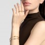 KIDULT - COLLEZIONE STYLE 95 - ANELLO APERTO IN ACCIAIO DORATO CON NODO
