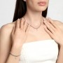 KIDULT - COLLEZIONE STYLE 100 - BRACCIALE TENNIS IN ACCIAIO CON SFERE E CIONDOLO STELLA