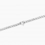KIDULT - COLLEZIONE STYLE 102 - BRACCIALE TENNIS IN ACCIAIO CON CUORE IN ZIRCONE