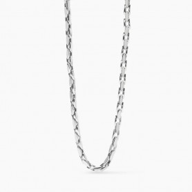 KIDULT - COLLEZIONE STYLE 06 - COLLANA CON CATENA FANCY IN ACCIAIO