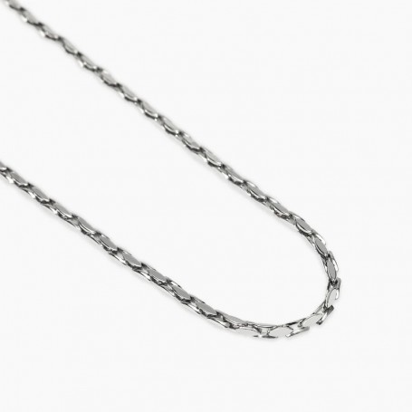 KIDULT - COLLEZIONE STYLE 06 - COLLANA CON CATENA FANCY IN ACCIAIO