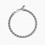 KIDULT - COLLEZIONE STYLE 34 - BRACCIALE UOMO IN ACCIAIO CON CATENA CARDANO
