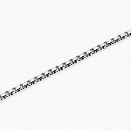 KIDULT - COLLEZIONE STYLE 57 - BRACCIALE UOMO CON CATENA VENETA IN ACCIAIO