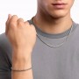 KIDULT - COLLEZIONE STYLE 57 - BRACCIALE UOMO CON CATENA VENETA IN ACCIAIO