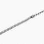 KIDULT - COLLEZIONE STYLE 62 - BRACCIALE UOMO IN ACCIAIO CON CATENA VENETA E FRANCO