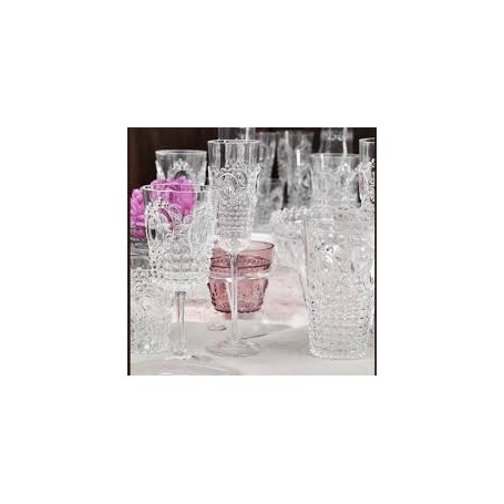 BACI MILANO - BICCHIERI VINO X6 - BAROQUE&ROCK - COLLEZIONE CRYSTAL TOUCH