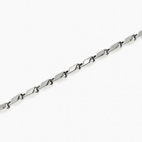 KIDULT - COLLEZIONE STYLE 60 - BRACCIALE UOMO IN ACCIAIO CON CATENA FANCY
