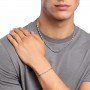 KIDULT - COLLEZIONE STYLE 60 - BRACCIALE UOMO IN ACCIAIO CON CATENA FANCY