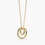 KIDULT - COLLEZIONE STYLE 58 - COLLANA GIROCOLLO DONNA CON SPIRALE IN ACCIAIO DORATO
