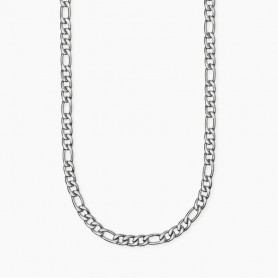 KIDULT - COLLEZIONE STYLE 36 - COLLANA UOMO IN ACCIAIO CON CATENA FIGARO