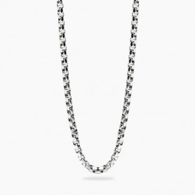 KIDULT - COLLEZIONE STYLE 57 - COLLANA UOMO CATENA VENETA IN ACCIAIO