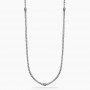 KIDULT - COLLEZIONE STYLE 62 - COLLANA UOMO IN ACCIAIO CON CATENA VENETA E FRANCO