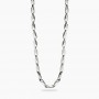 KIDULT - COLLEZIONE STYLE 60 - COLLANA UOMO CON CATENA FANCY IN ACCIAIO